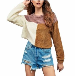 🔥MOVING SALE🔥 Color Block Teddy Sweatshirt